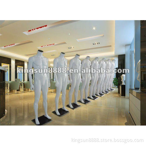 half body fashion clothing fibergalss gents mannequin